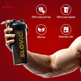 Slovic Shakers for Protein Shake (700 ml)
