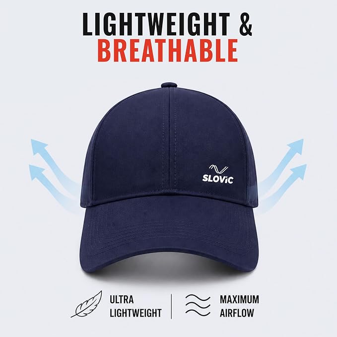 Baseball Cap for Men & Women | Adjustable Sports Cap | Blue