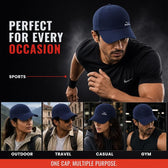 Baseball Cap for Men & Women | Adjustable Sports Cap | Blue