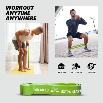 Resistance Band 40-60 Kg (Green & Grey)
