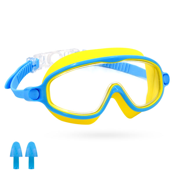 Slovic Swimming Goggles for Kids (Yellow)