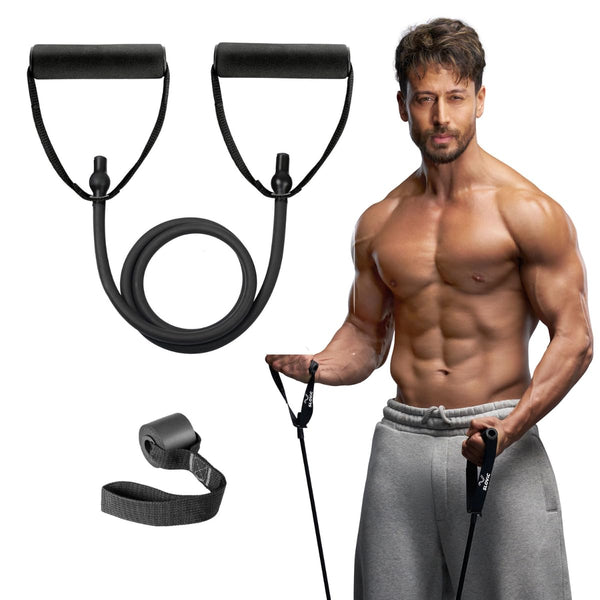 20–25 kg Resistance Tube with Handles | Durable Natural Latex Band for Strength Training