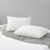 (Pack of 2) Hollow Fiber Sleeping Pillow – White | Soft & Supportive, Comfortable