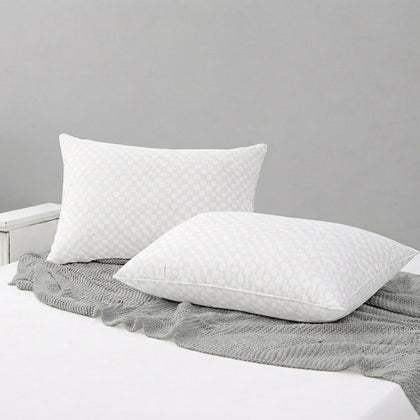 (Pack of 2) Hollow Fiber Sleeping Pillow – White | Soft & Supportive, Comfortable