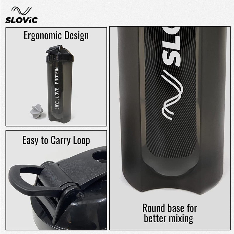 Slovic Shakers for Protein Shake with Typhoon Blender