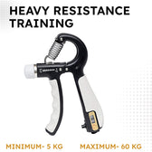 5-60 Kg Adjustable Hand Gripper with Counter