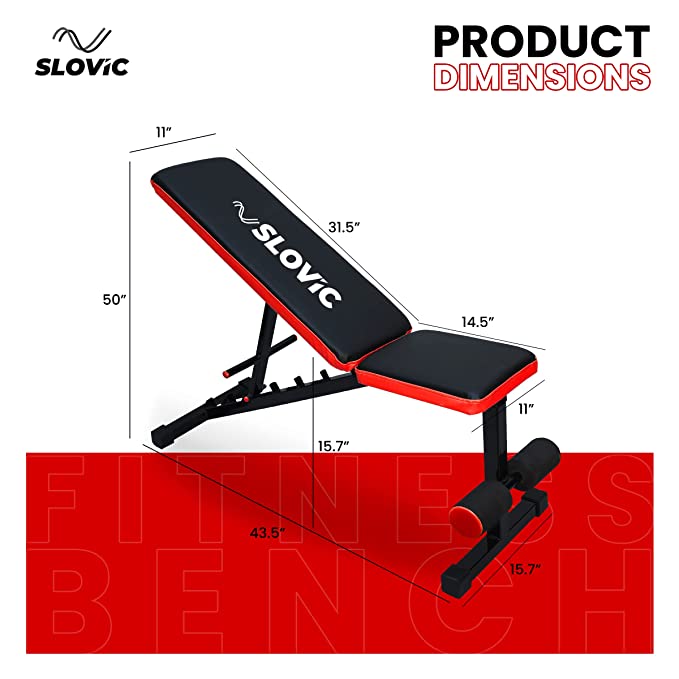 Slovic Fitness Bench for Home Gym